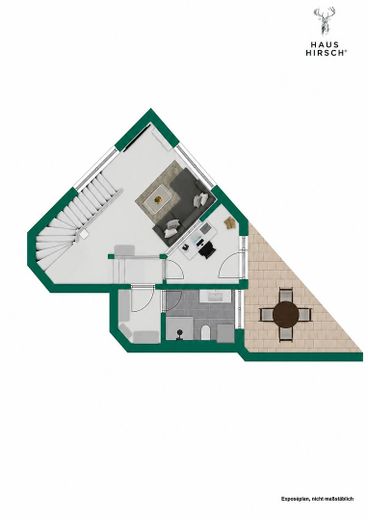 2-Etagen-Wohnung mit 2 Bädern, EBK, Terrasse, Balkon, PV-Anlage & 2 TG-Stellplätze – Foto 15