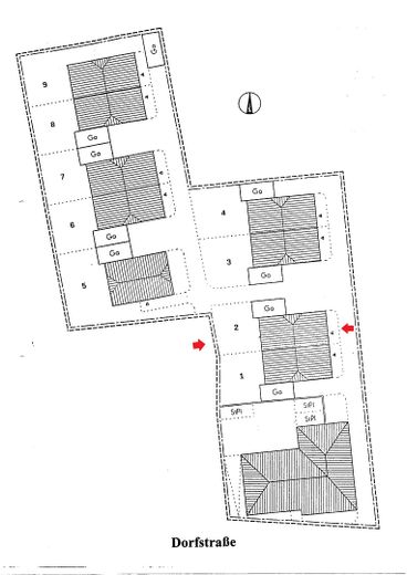 منزل مزدوج جميل وواسع في جنوب دويسبورغ – Lageplan
