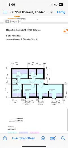 Renovierte Dachgeschosswohnung in ruhiger Lage – Grundriss Dachgeschosswohnung