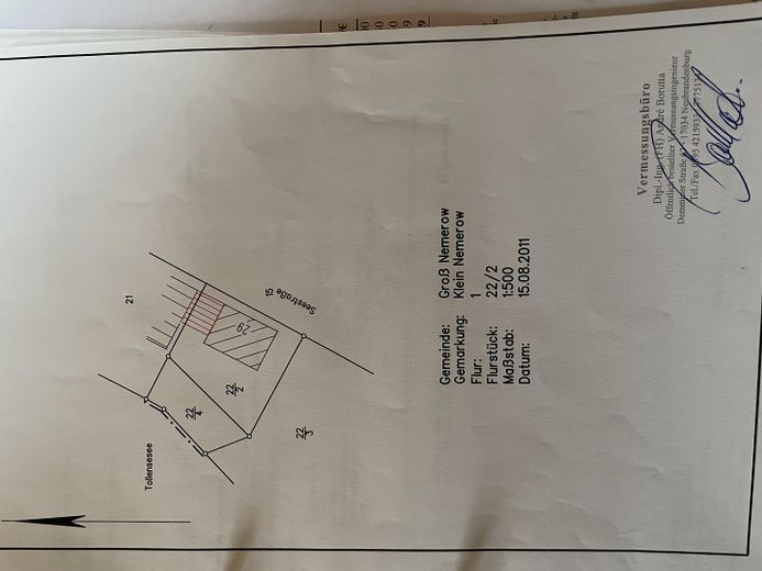 Idyllisches Haus am See mit Bootsanleger – Lageplan 2