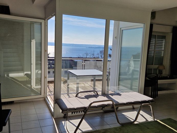 Sicht über den Balkon