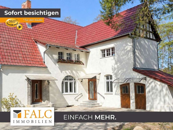 Traumhafte Villa nahe dem Scharmützelsee - Wohnen, wo andere Urlaub machen – Hausansicht/Eingangsbereich