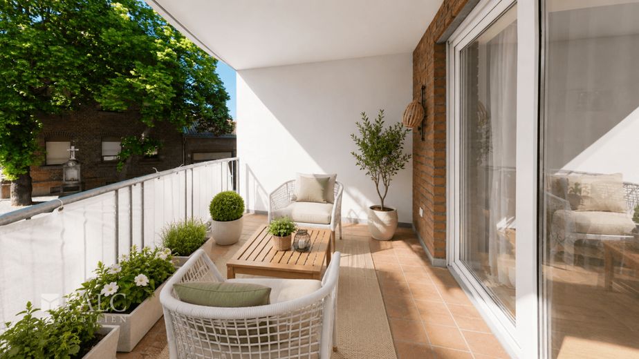 Einziehen und Wohlfühlen - Moderne 2-Zimmer-Wohnung mit Balkon – Balkon