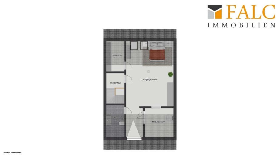 *** Ruhig &amp; naturnah - schönes Reihenmittelhaus mit Terrasse und gepflegtem Garten *** – Grundriss Dachgeschoss Schlagsdorf