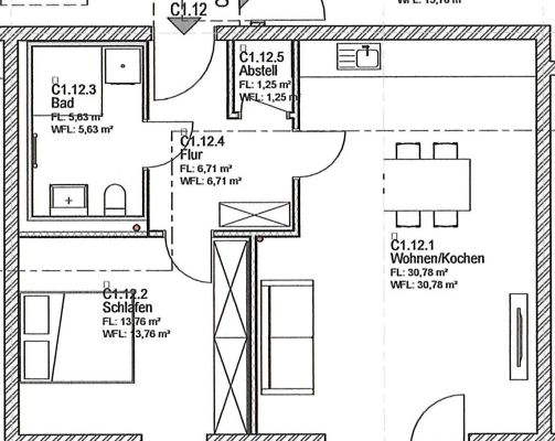 Erstbezug: Moderne Obergeschosswohnung mit Balkon sowie energieeffizientem Wohnkomfort