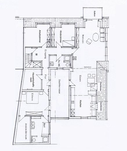 Grundriss der Wohnung