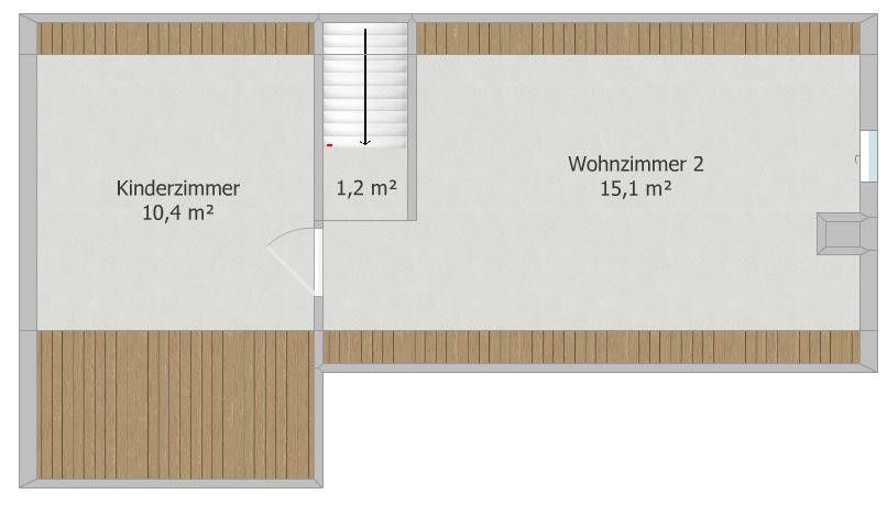 Saniertes Zweifamilienhaus zur Miete in Giesen – Dachgeschoss