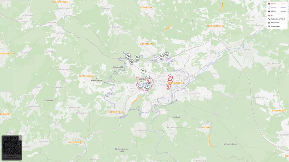 Über den Dächern der Stadt - Ausblick und Platz – Site plan (macro)