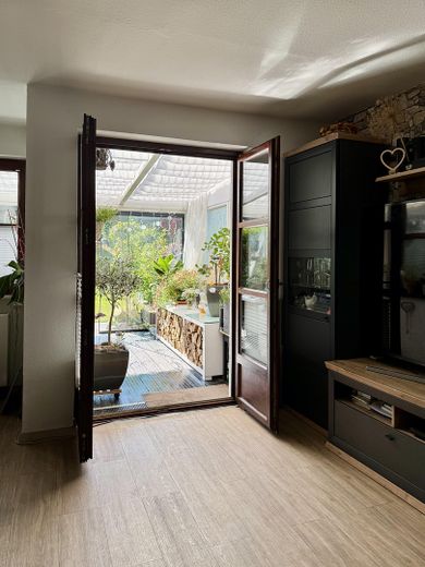 Doppeltüren zum Wintergarten