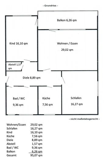 Von privat - Gepflegte, renovierte 3-Zimmer Wohnung mit Balkon in Tamm – Grundriss der Wohnung