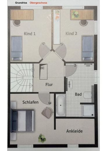Grundriss Obergeschoss
