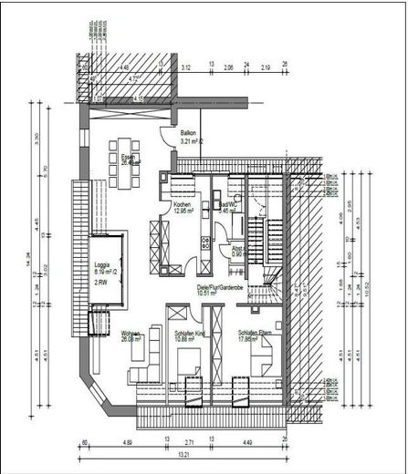 Exklusive 4-Zimmer-Maisonette-Wohnung im Dachgeschoss mit 2 Balkonen – Rüttenscheid – Foto 18