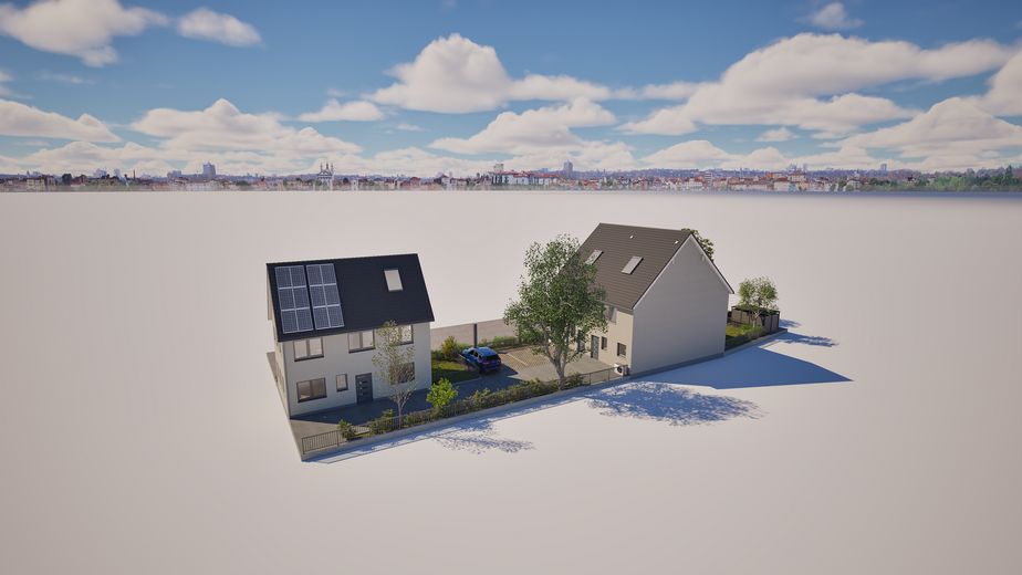 Casa nueva de ensueño en el núcleo antiguo de Herxheim – 2 casas adosadas modernas – Foto 7