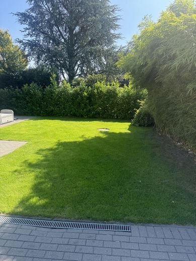 Wohlfühlpaket: Modernes, zentral gelegenes und ruhiges Einfamilienhaus! – Garten Westseite