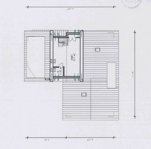 Grundriss Dachboden