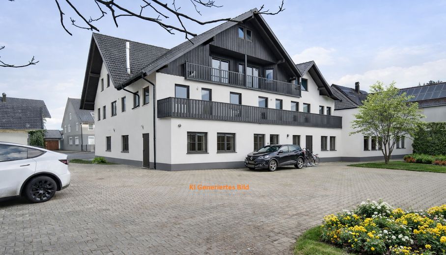 RENDITE > 7% mgl. o. Eigennutzung und Kapitalanlage kombiniert-MFH mit Ausbaupotenzial rd.350 m2 – KI Generiertes Beispiel