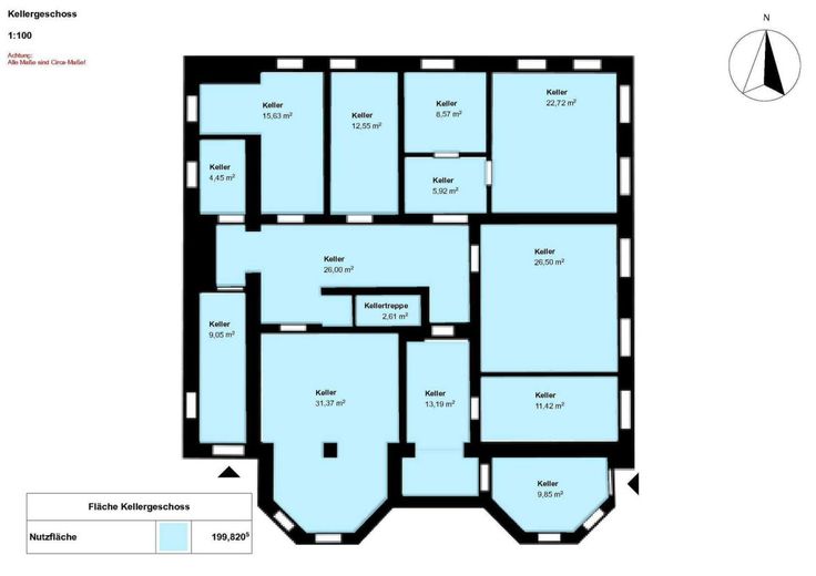Jetzt zum Sonderpreis: Denkmalgeschützte Villa als Ein-/Mehrfamilienhaus Villenviertel Halberstadt – -1 Kellergeschoss