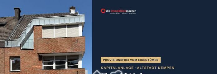 Kapitalanlage Altstadt Kempen: 2 Wohnungen, 10 Jahre fest vermietet, 6,09 % Rendite, provisionsfrei