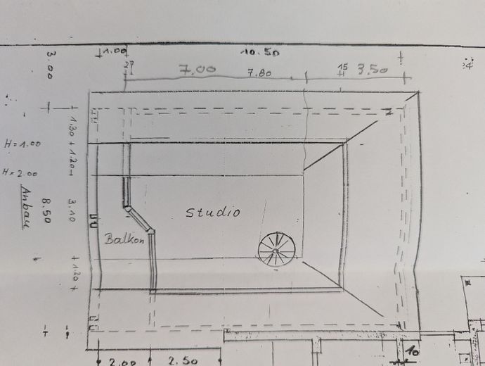 Studio, Dachgeschoss