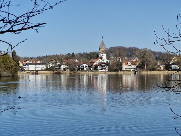 Blick nach Weßling