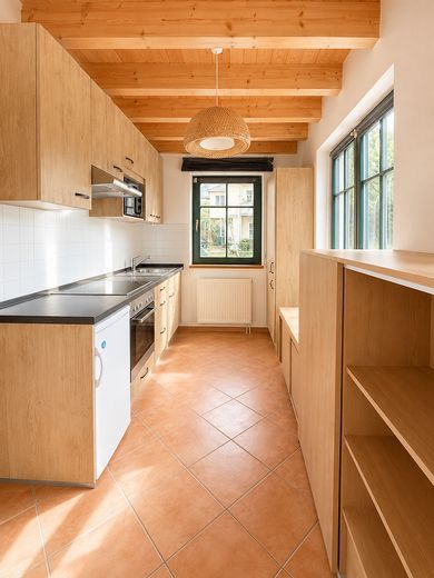 vivienda de ensueño en un entorno verde *Casa unifamiliar en Klotzsche* – Küche aktuell