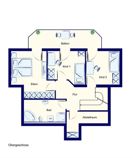 Maisonette di 4 locali con giardino, terrazza e 2 posti auto in garage sotterraneo – OG