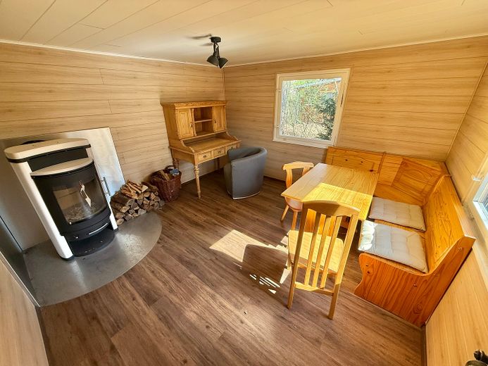 Blockhaus 1 - Wohnzimmer