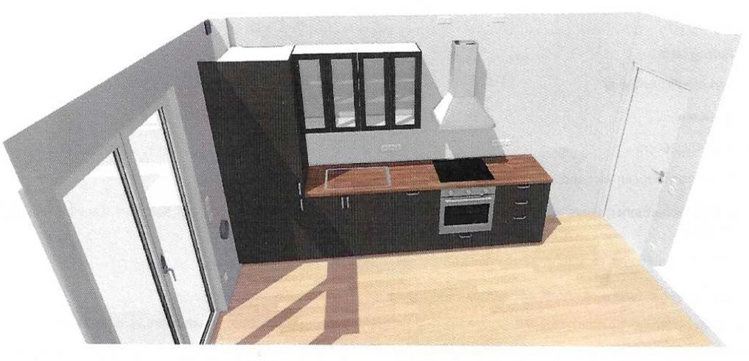 One max. two-person apartment, €980 cold rent, non-smokers, Böblingen centre – Küche 