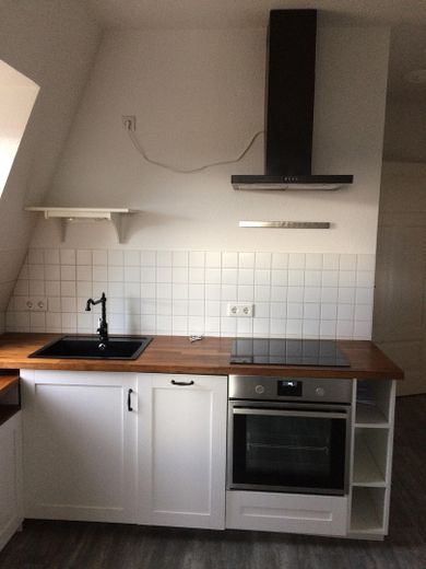 3-kamerappartement met uitzicht op het kasteel – Küche