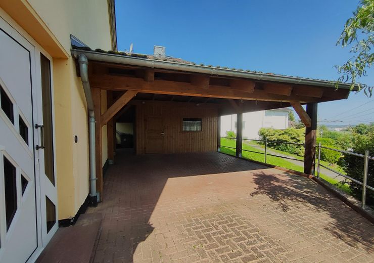 Doppelcarport + Anbau 