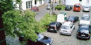 Parkplätze direkt am Haus