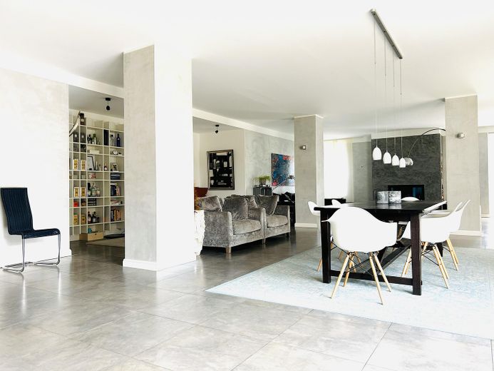 Blick Küche Wohnzimmer 