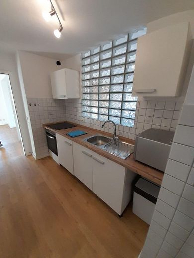 1-room apartment in Jülich-Barmen – renovated, with shared courtyard use, available immediately – Küche