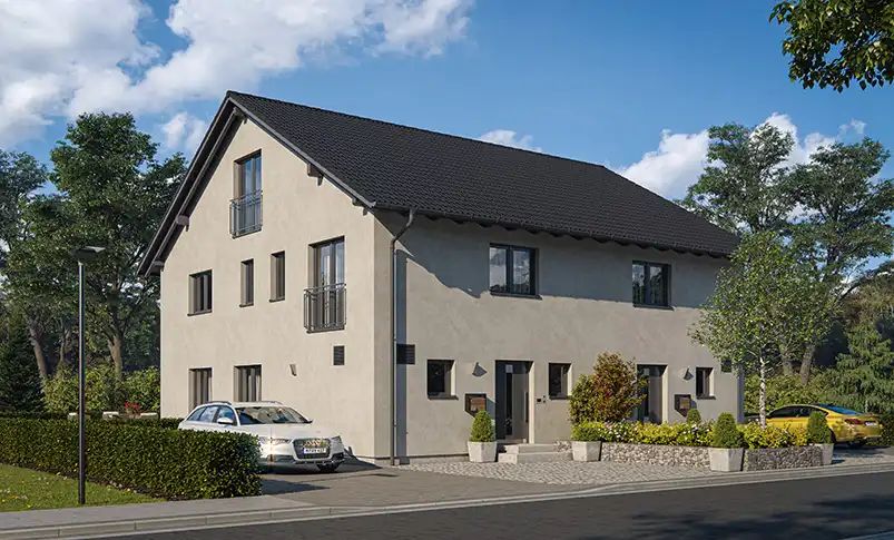 Semi-detached house in Obermenzing - new build – Katalogbild