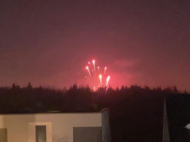 Blick aus dem Haus