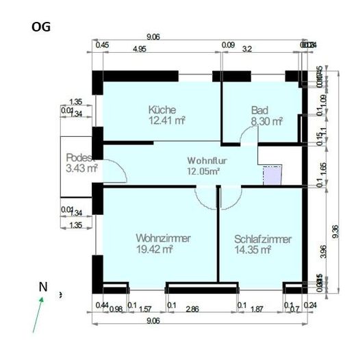 Grundriss OG