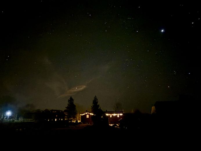Der Sternenhimmel überm Haus