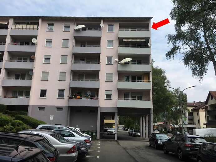 Außenaufnahme mit Südbalkon