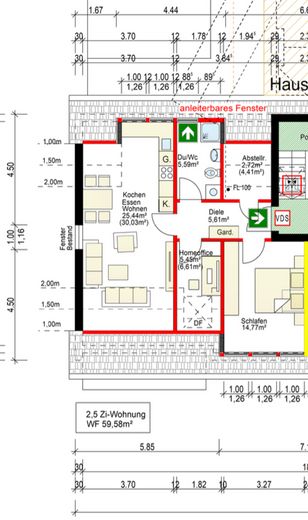Construction neuve sous les combles, Ingolstadt-Nordost : 3 appartements libres immédiatement, 1 loué – sans commission – DG 41 links
