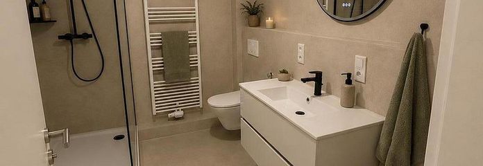 Tadilat sonrası hemen taşınmaya hazır | Findorff-Weidedamm | Garaj | komisyonsuz | Bürgerpark yakınında – Badezimmer-virtuell möbeliert