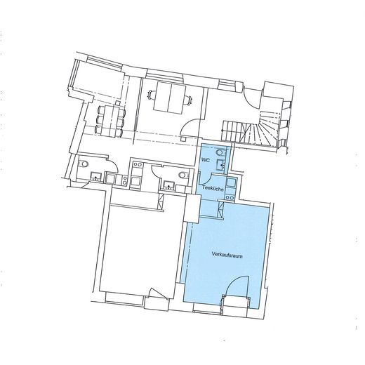 Urokliwe lokale handlowe w bezpośrednio najlepszej lokalizacji przy rynku (40 lub 80 m²) – Grundriss Laden 2