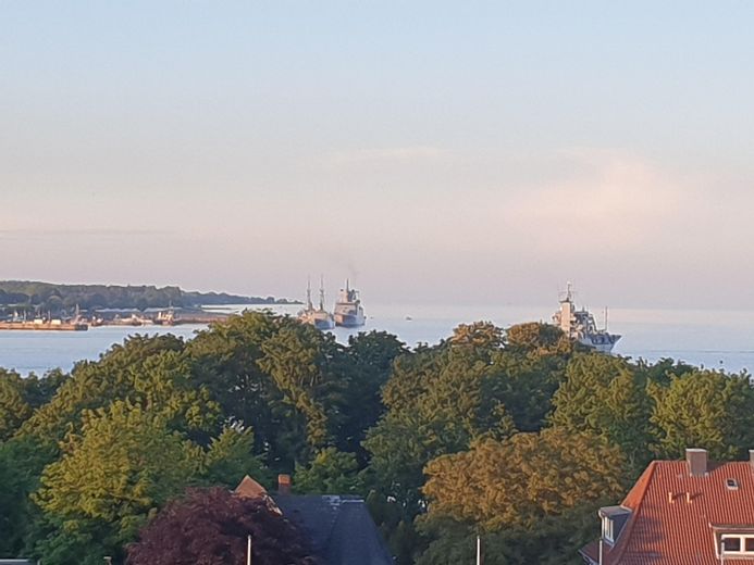 Blick vom Balkon