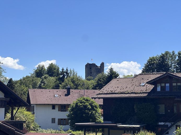 Ausblick zur Ruine