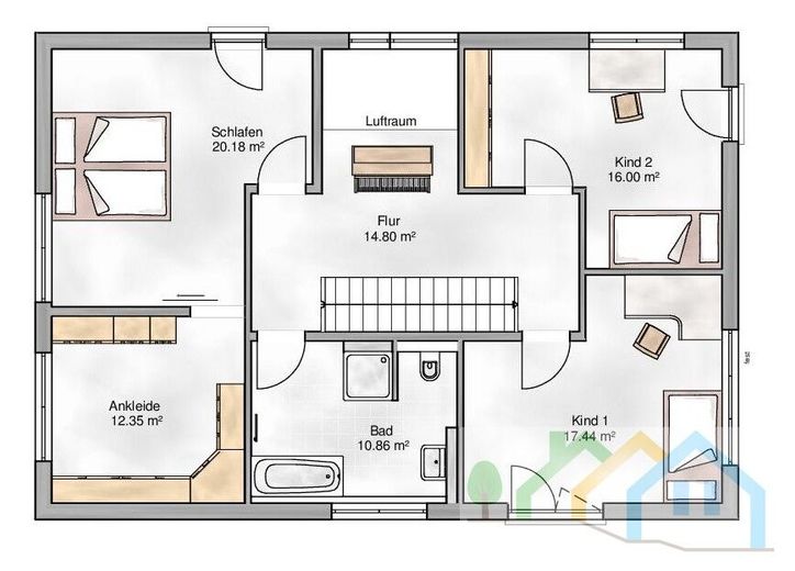 Gute Nachbarschaft in Stein mit BAUHAUS und Grundstück für maximale Individualität – Berlin_og