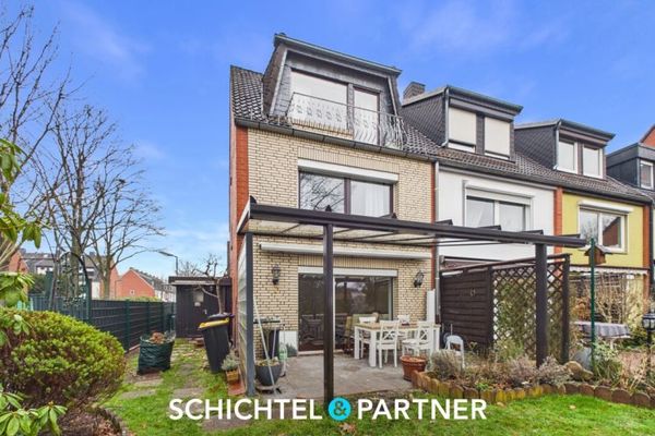Osterholz | Attraktives Reihenendhaus mit schönem Garten und Garage