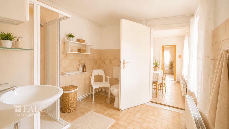 ***Doppelhaushälfte wartet auf neuen Glanz*** – Badezimmer