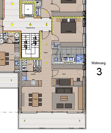 Erdgeschoss - Wohnung 3