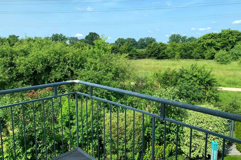 Sommerblick vom Balkon