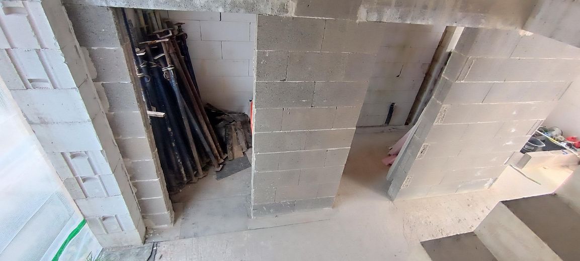 Haus Rohbau Neubau mit Baugenehmigung, Mietkauf möglich – Geste WC-Bad
