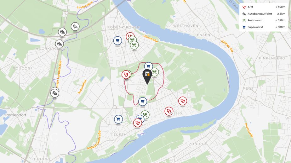 Neubau trifft Lebensqualität - Erdgeschosswohnung der Extraklasse mit Privatgarten in Rodenkirchen – Mikro Lage